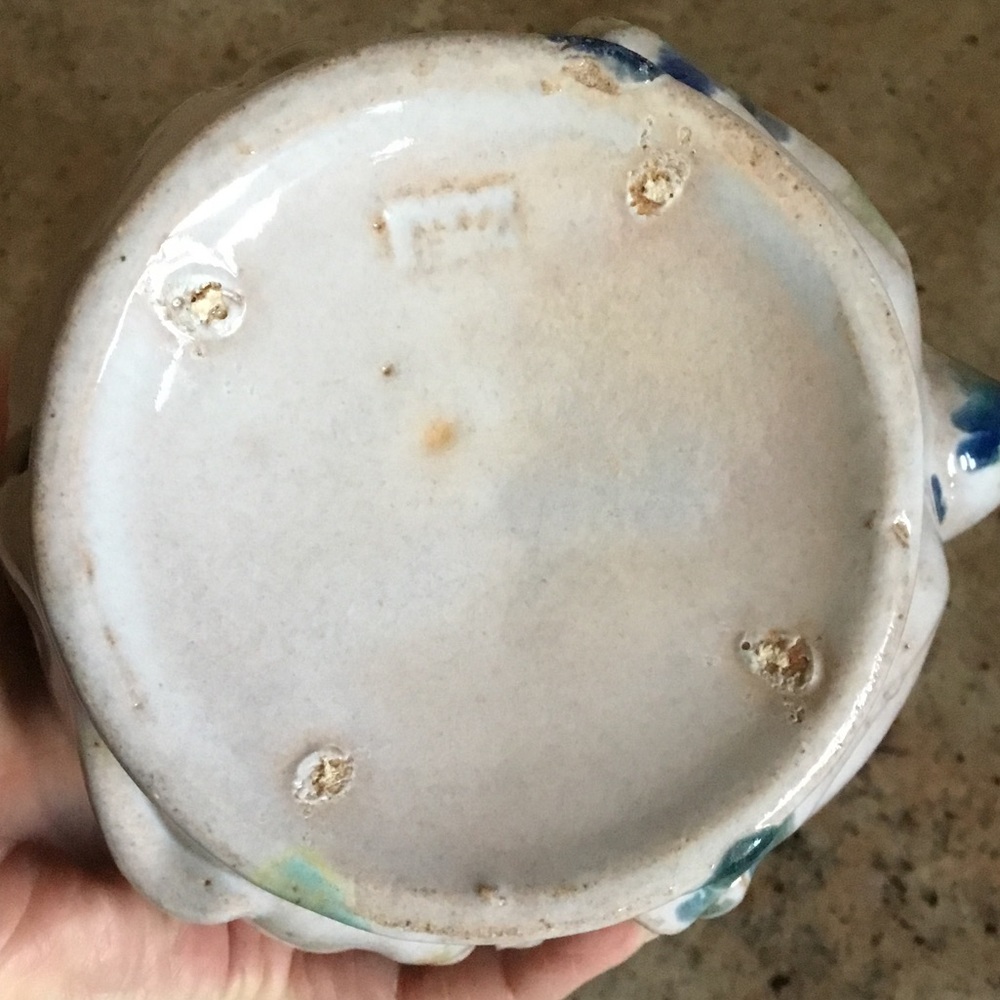 Vintage RARE Handmade Ceramic Pottery Vase - Picture 10 of 14